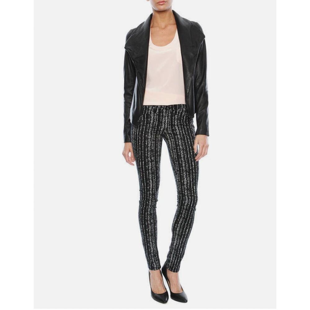 Rag & Bone Barcode Printed Cotton Blend Pants Leggings sz 27